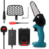 Portable Electric Chainsaw Handheld Electric Pruning Saw with powerful motor and wear-resistant chain.