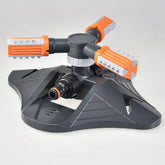360 Degree Rotating Sprinkler for efficient lawn watering and garden hydration.