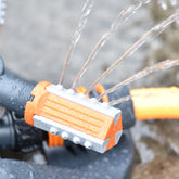 360 Degree Rotating Sprinkler for efficient lawn watering and garden hydration.