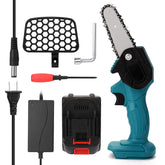 Portable Electric Chainsaw Handheld Electric Pruning Saw with powerful motor and wear-resistant chain.