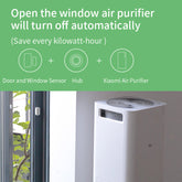 Door and window sensor, WiFi door magnetic alarm for home security, detecting door and window openings.