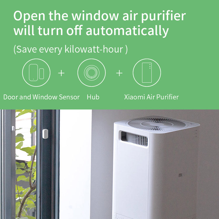 Door and window sensor, WiFi door magnetic alarm for home security, detecting door and window openings.